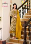 Rupali By Rangoon Pure Cotton Anarkali Kurti With Bottom Dupatta
